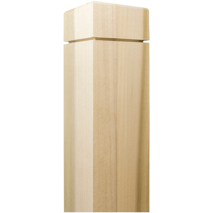 Notched Newel Wood Post | 48" x 3.5" | 350N