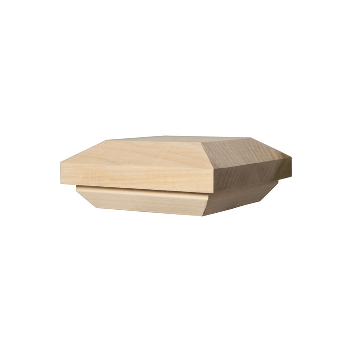 C300 | Box Newel Cap | "C" Style Beveled Top | Fits 3" Post