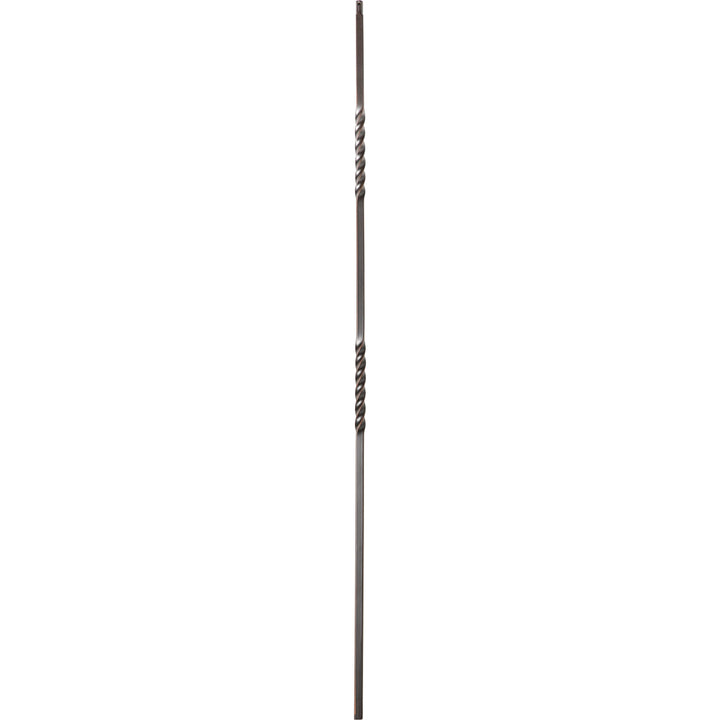 T03 | Iron Baluster | Double Twist | 1/2" x 44"