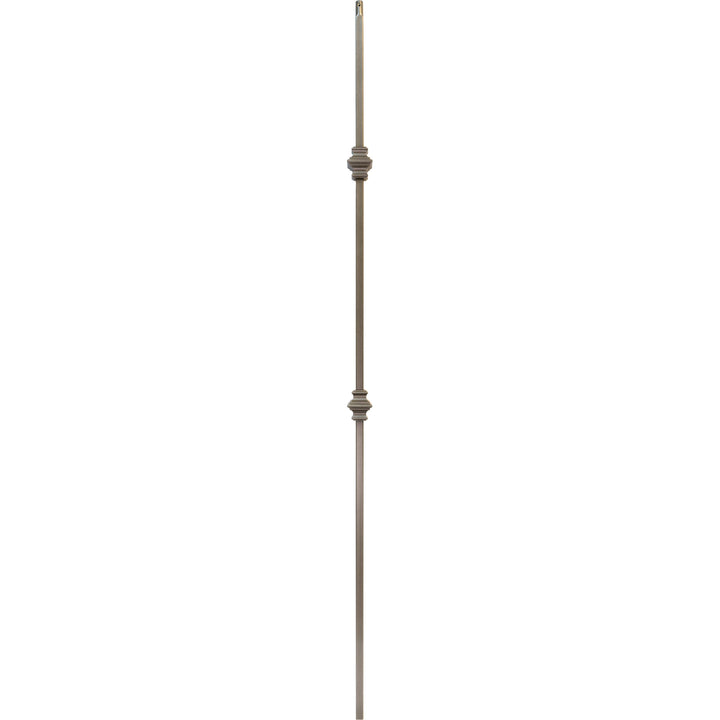 T61 | Iron Baluster | Square | Double Knuckle | 1/2"