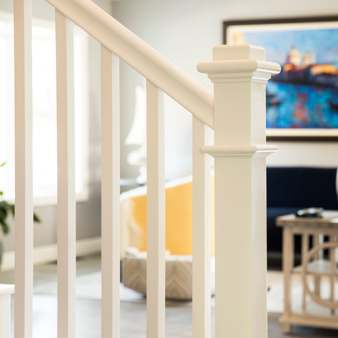 200-41 | Wood Baluster | Craftsman Plain | 41" Tall X 1-3/4" Square | White Oak