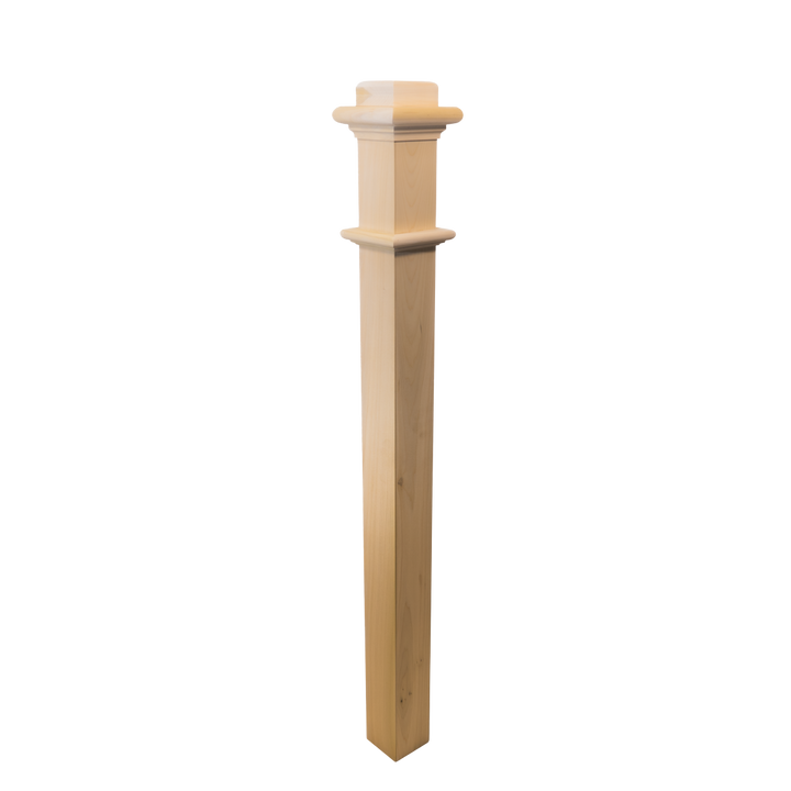 962 | Box Newel | Plain Style | 48" x 3 1/2"